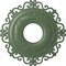 Ekena Millwork Orrington Ceiling Medallion (Fits Canopies up to 6 1/4"), 22"OD x 6 1/4"ID x 1 3/4"P, Athenian Green CM22ORAGF - alternate 1